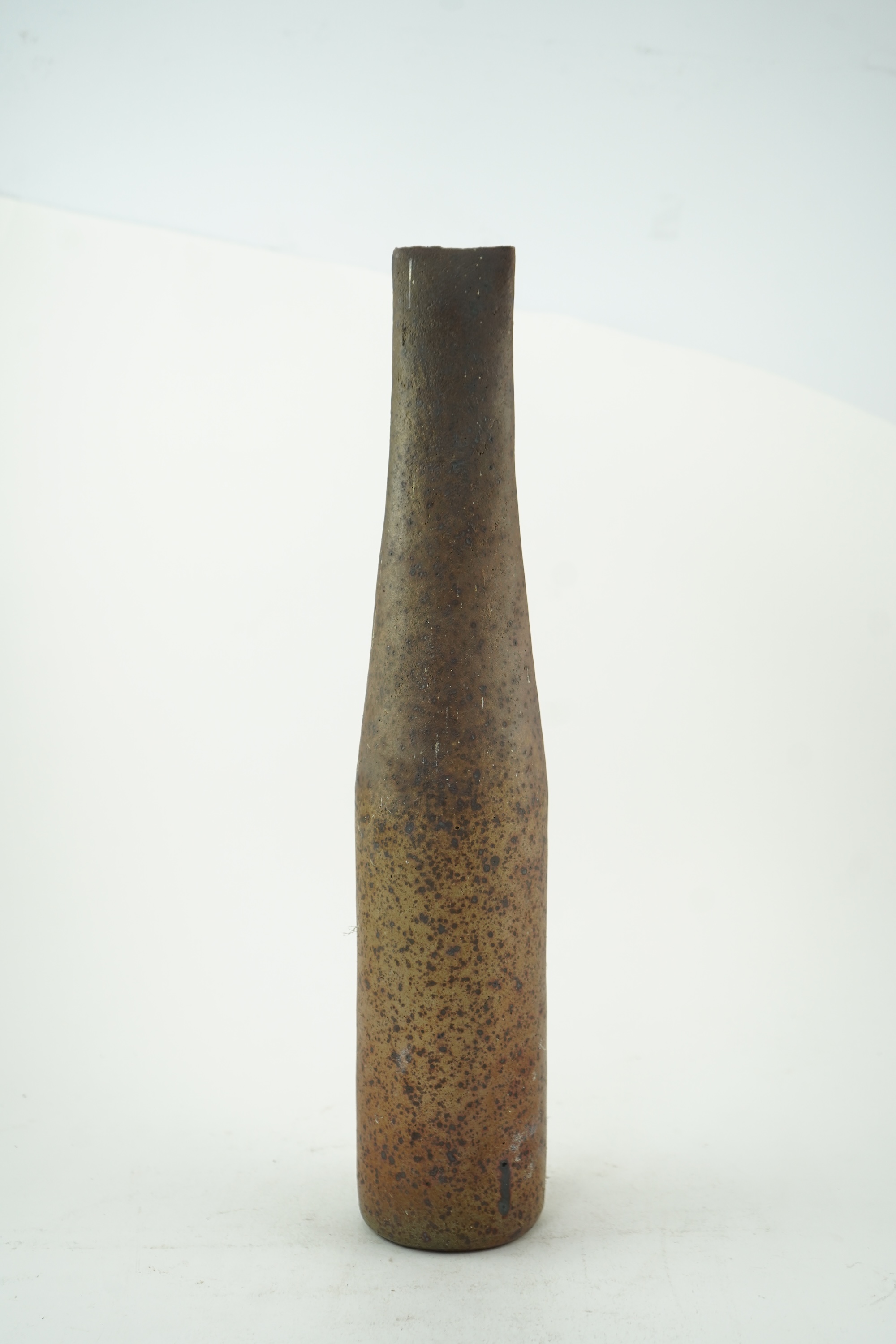 Joanna Constantinidis (1927-2000): A tall stoneware bottle vase
